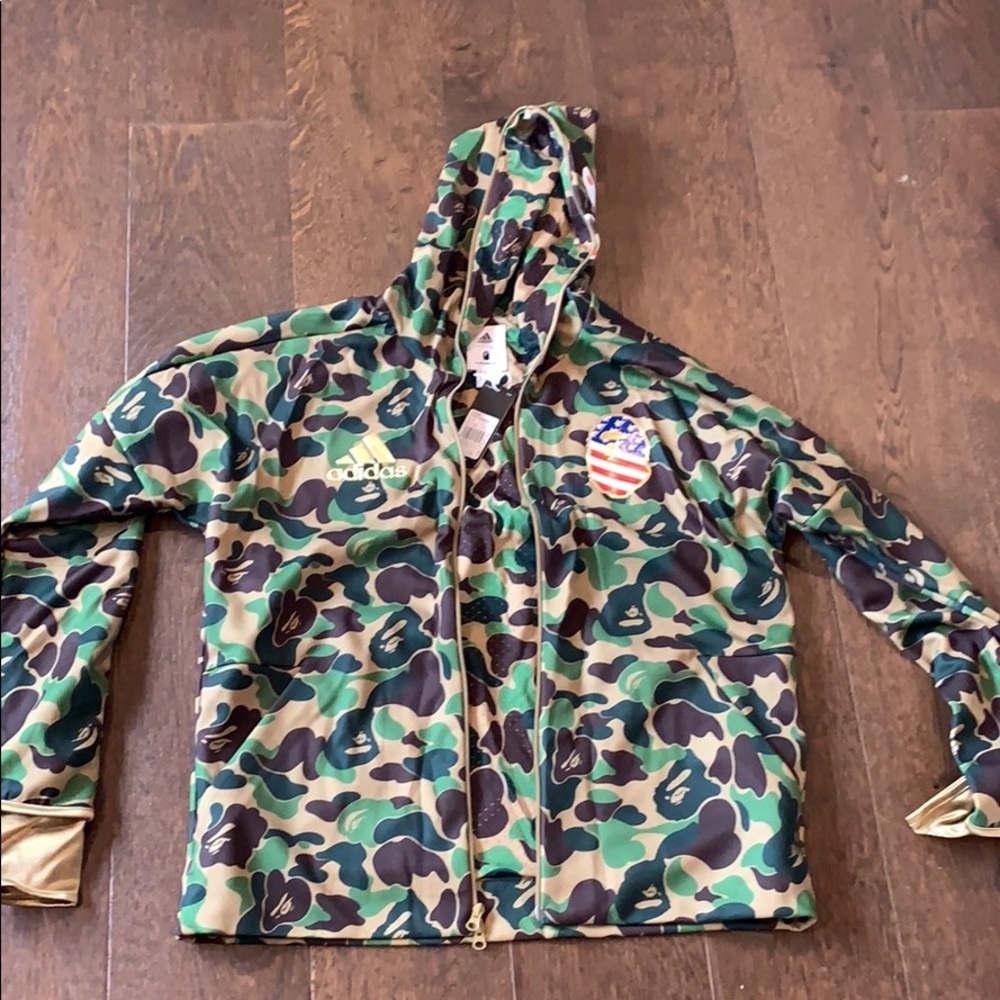 Bape X Kith X adidas collab hype beast zip up XL - Picture 2 of 5